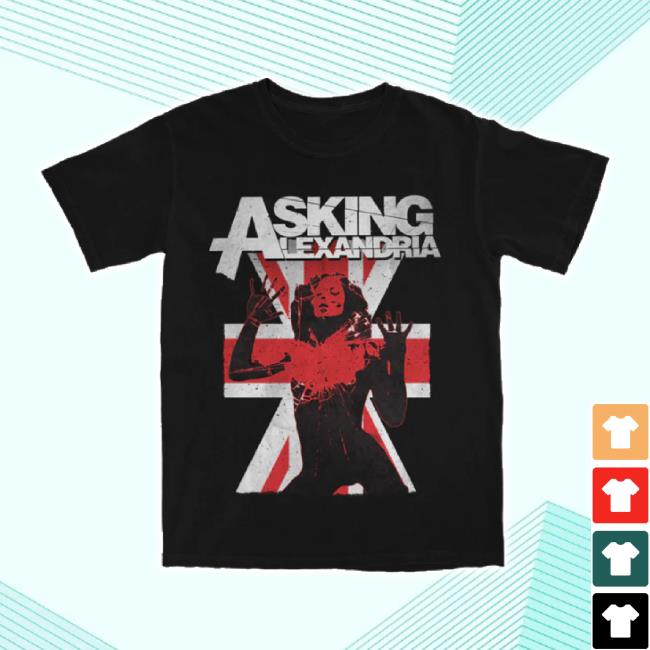 Original Sumerian Records Merch Store Asking Alexandria - Live From Brixton T-Shirt Sumerianrecords Shop