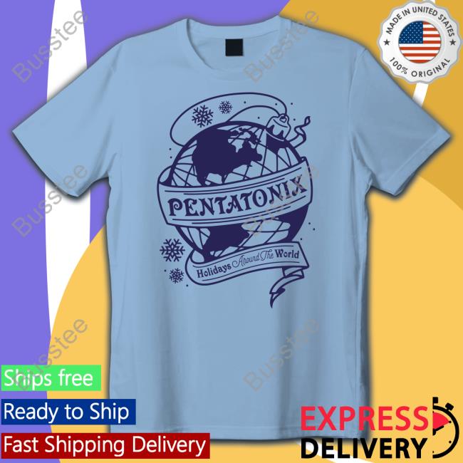 Pentatonix Holidays Around The World Lavender Shirt