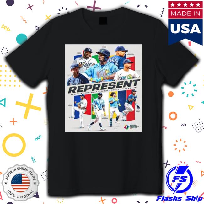 Tampa Bay Rays Represent In World Baseball 2023 shirt