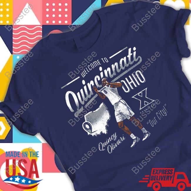 Welcome To Quincinnati, Ohio Quincy Olivari Our City Hoodie