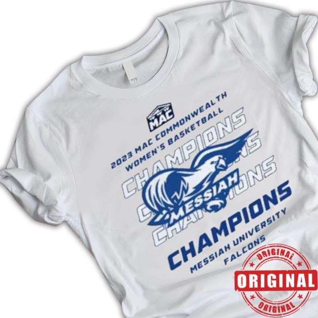 Messiah University Falcons 2023 Mac Commonwealth Women’S Basketball Champions Shirt