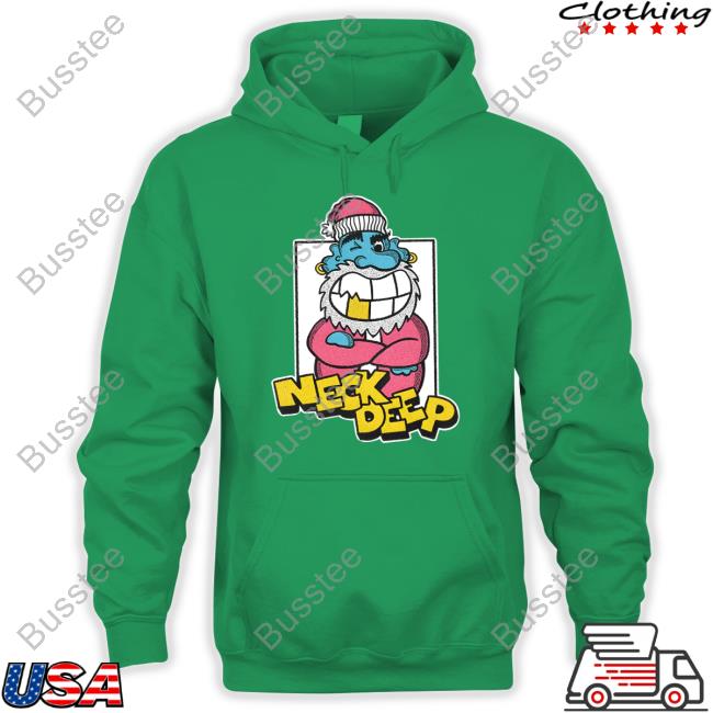 Neck Deep Santa Tee Shirt