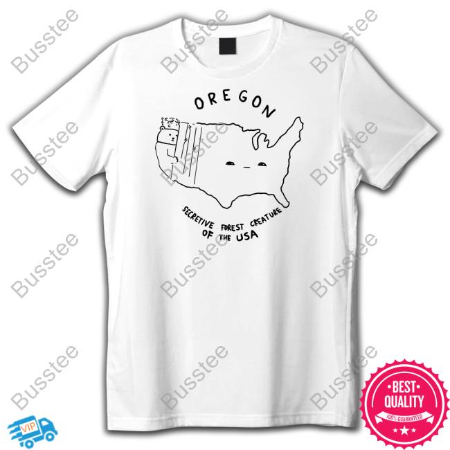 Official Oregon Secretive Forest Creature Of The Usa Tee Strange Planet Store