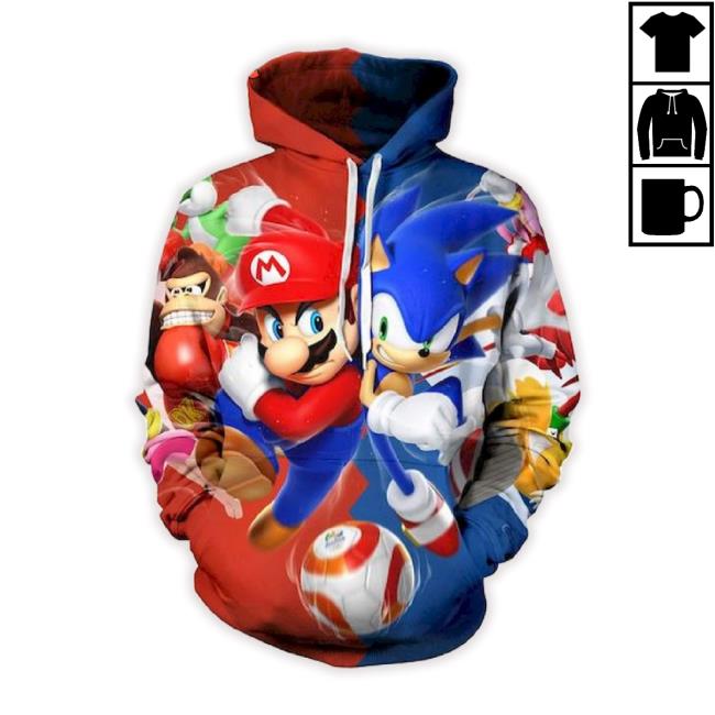 Youth Cartoon 3D Printing Hoodie
