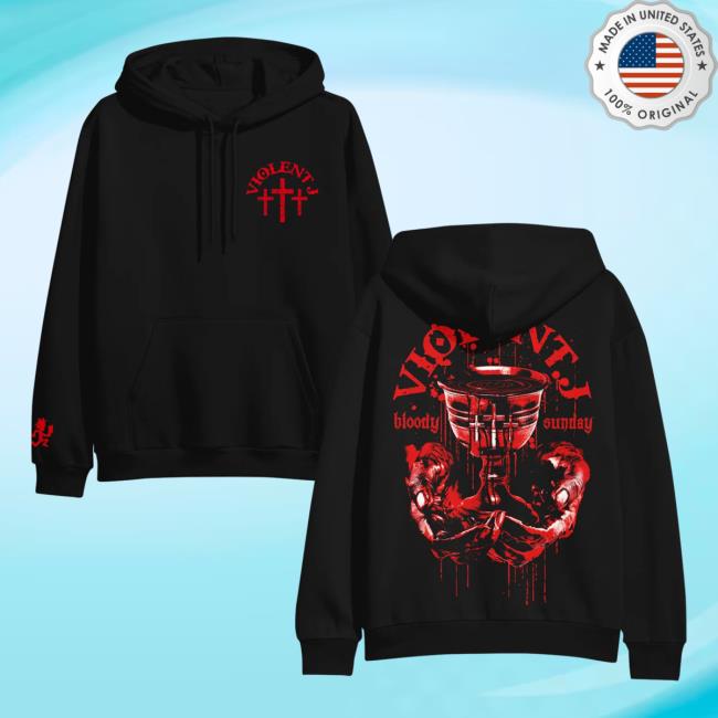 Official Icp Merch Clothing Store Insane Clown Posse Violent J Blood Chalice Black Pull Over Hoodie