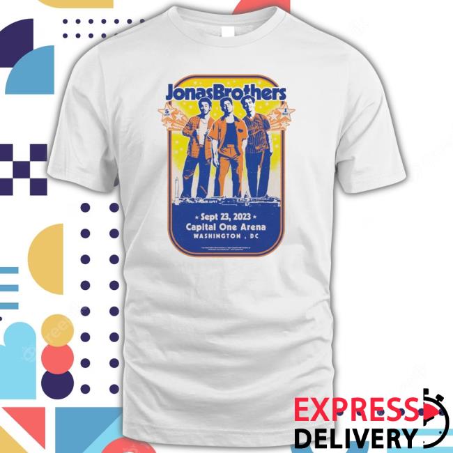 Official Jonas Brothers Merch The Tour Washington Dc Long Sleeve Tee Jonas Brothers Washington Dc Shirts