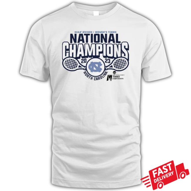 Ncaa Women’S Tennis National Champions Carolina Blue North Carolina Tar Heels 2023 Shirt