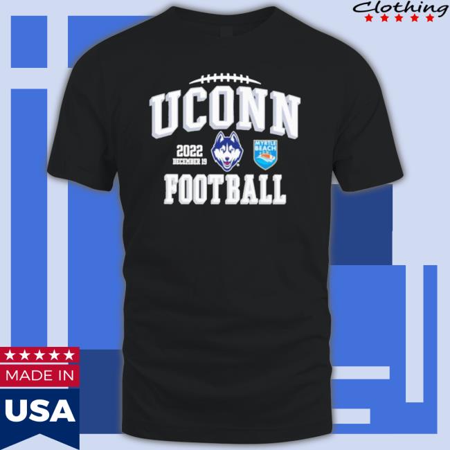 Official Uconn Huskies 2022 Myrtle Beach Bowl Single Team Long Sleeve Shirt