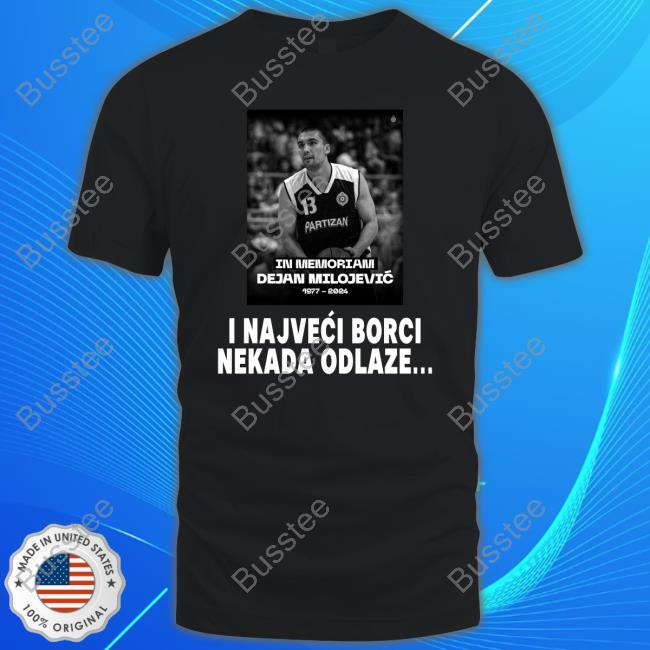 Danilo Andjusic Wearing I Najveći Borci Nekada Odlaze Classic Shirt
