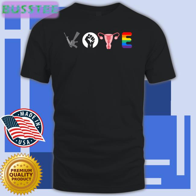 Gun Black Lives Matter Uterus Pride E Tee Shirt Bettemidler