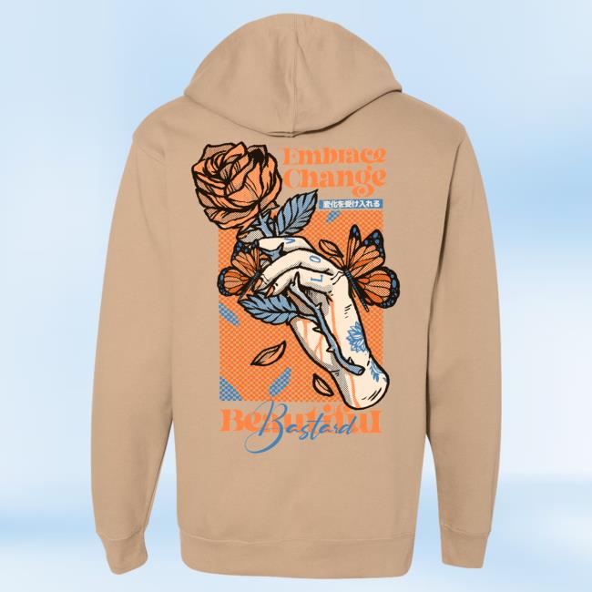 Official Philip Defranco Merch Store Beautiful Bastard Always Embrace Change - Hood Sandstone Beautifulbastard Philipdefranco Shop