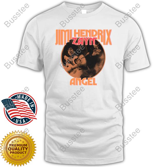 Hlnlz Updates Jimi Hendrix X Zayn Angel Shirt