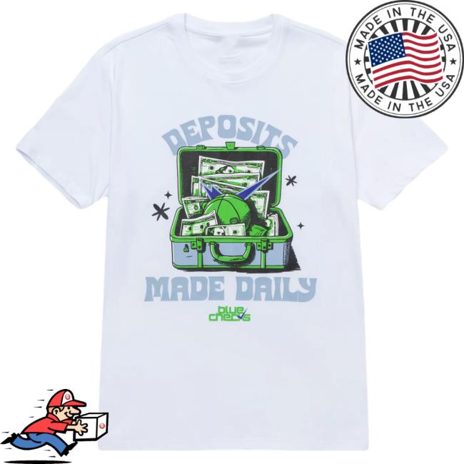 Official Overtime Tv Merch Store Apparel Clothing Shop Over Time Blue Checks Deposits Shirt New