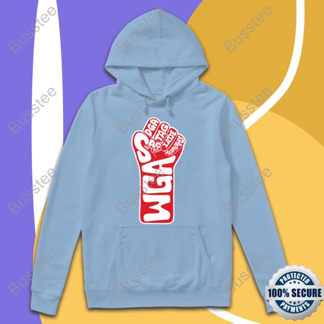 Official Wga Strike Shirts Store Fist Of Solidarity Shirt