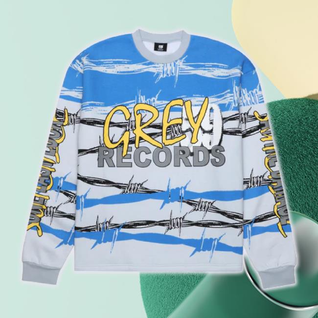 Official G59 Throttle Sweater (Blue/Yellow) G59recordsmerchandise Shop