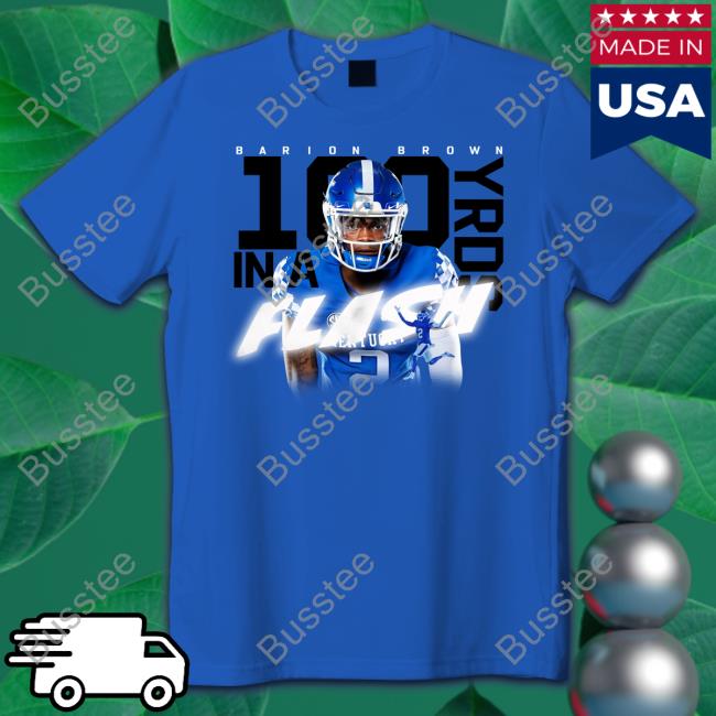 Barion Brown 100 In A Flash Yrds Tee Shirt