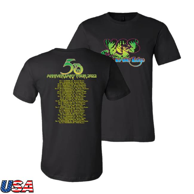 Original Yes Official Merch Store Yes Official Store "Close To The Edge" 50Th Anniversary Us 2022 Tour Unisex Sweatshirt Yesofficial Shop
