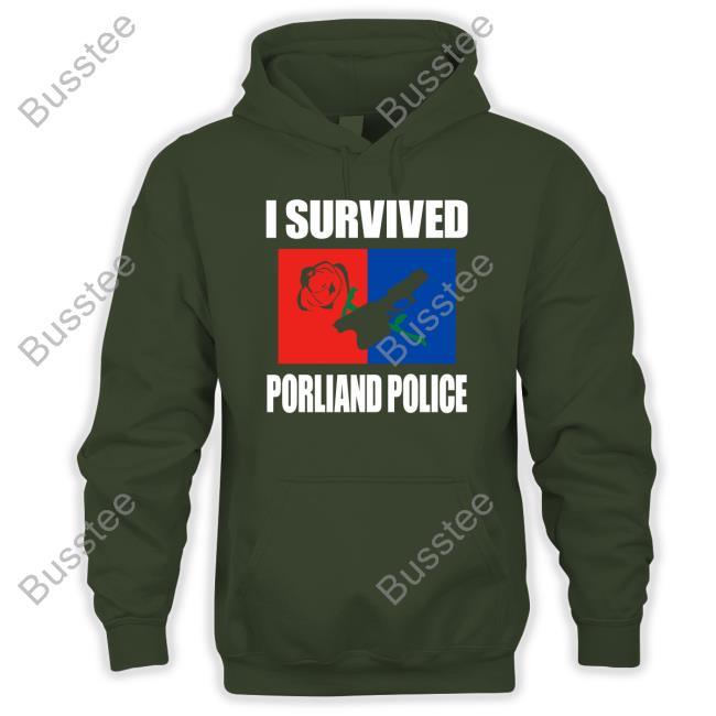 I Survived Porliand Police Tee Shirt Djgerrymander