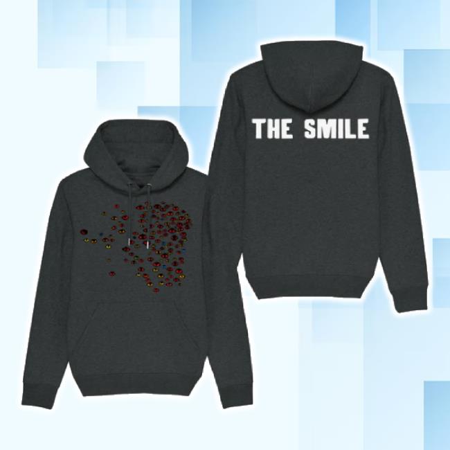 Trending The Smile The Band Merch Store Wall Of Eyes Grey Tee Thesmiletheband Shop