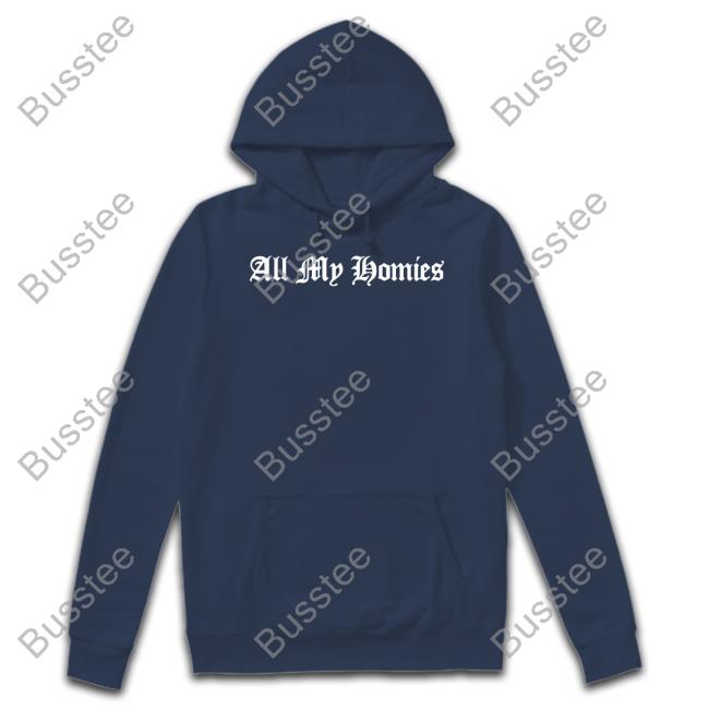 All My Homies Label Logo Hoodie