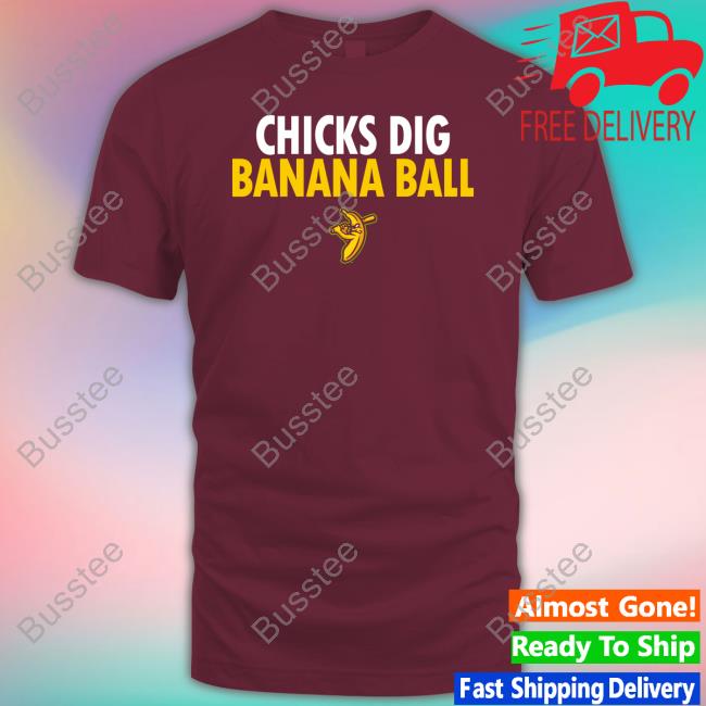 Chicks Dig Banana Ball Tank Top
