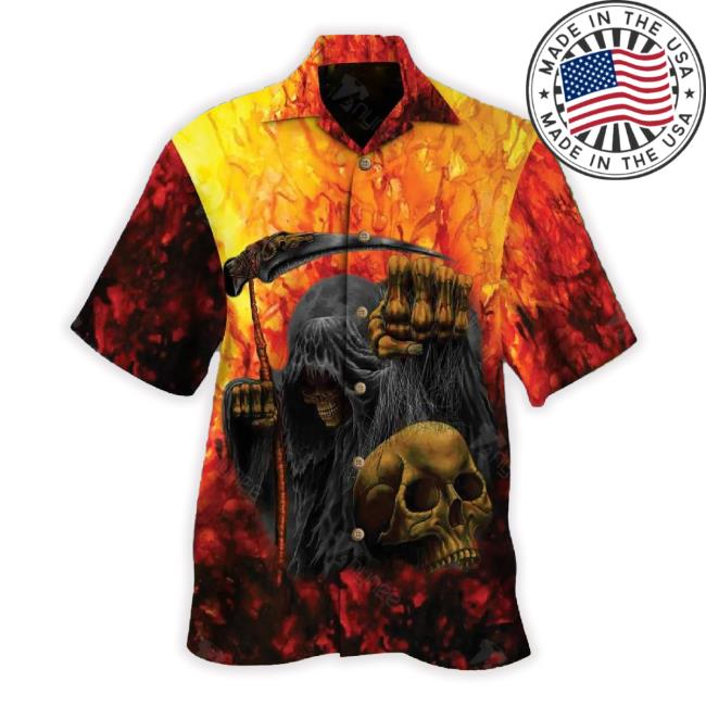 Love Hate Skull Hawaiian Sweaters