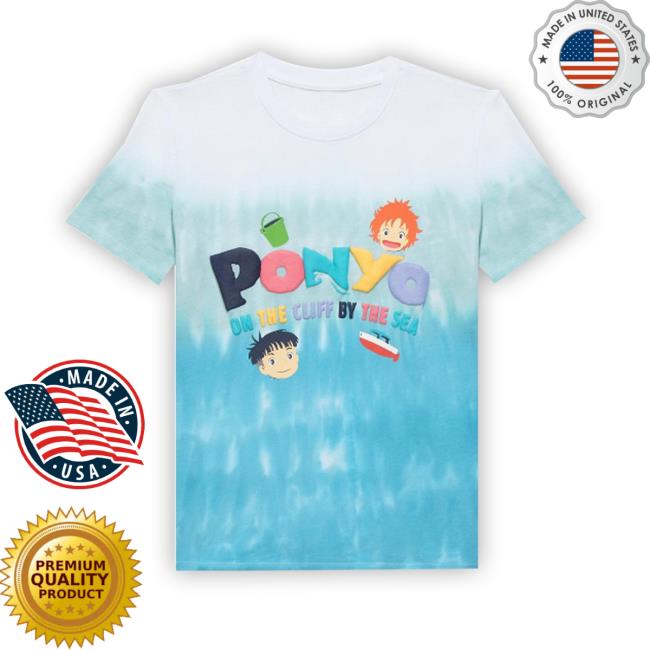 Studio Ghibli Ponyo Icons Youth Tie-Dye Ombre Sweatshirt