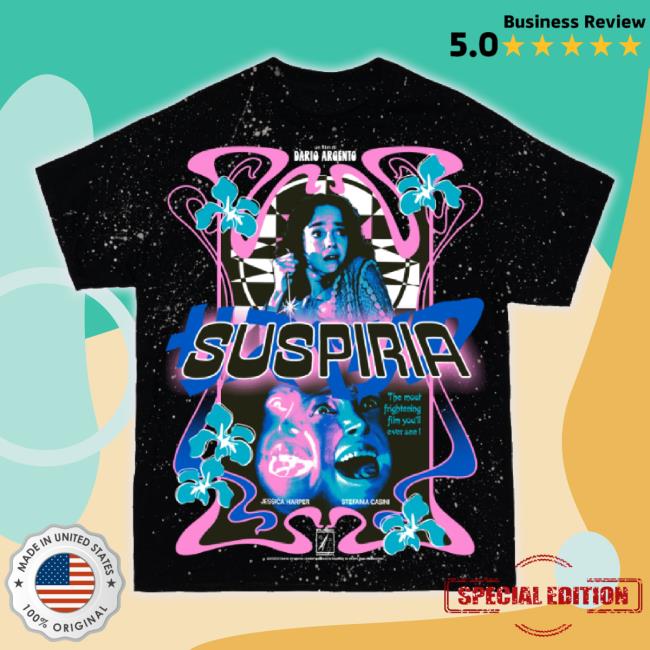 Official Studio House Designs Merch Store Suspiria Flowers Tiedye Shirt