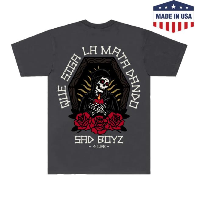 Original Sad-Boyz Merch Store La Mata Unisex Sweatshirt - Vintage Black Sad-Boyz Shop