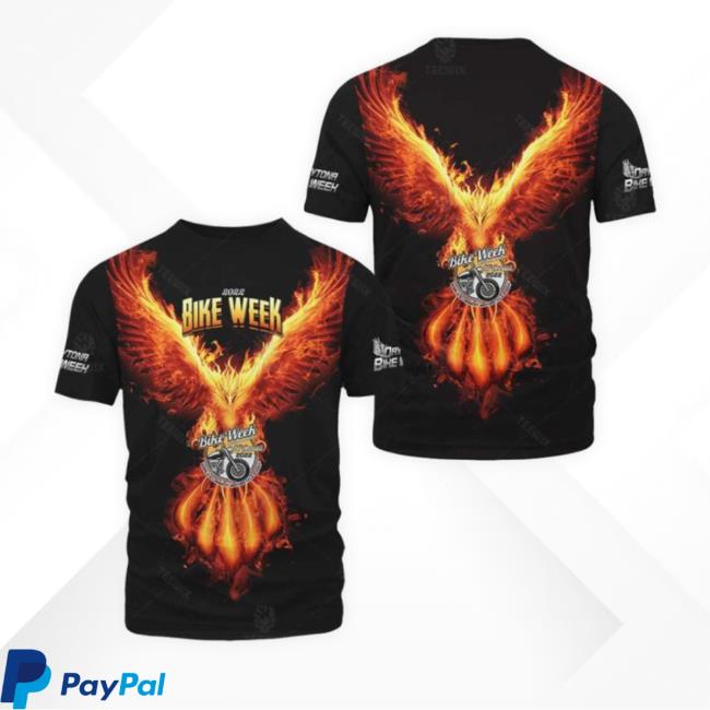 2022 Daytona Bike Week Fire Phoenix All Over Print Classic Shirt