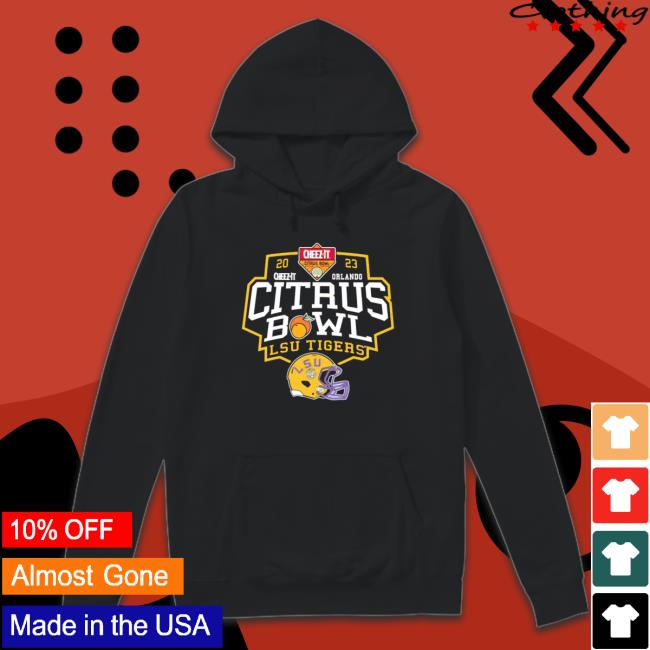 Lsu Tigers 2023 Cheez It Citrus Bowl Orlando Tee Shirt