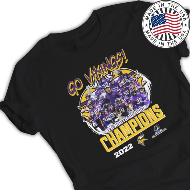 Go Minnesota Vikings Nfc North Division Champions 2022 Crewneck Sweatshirt