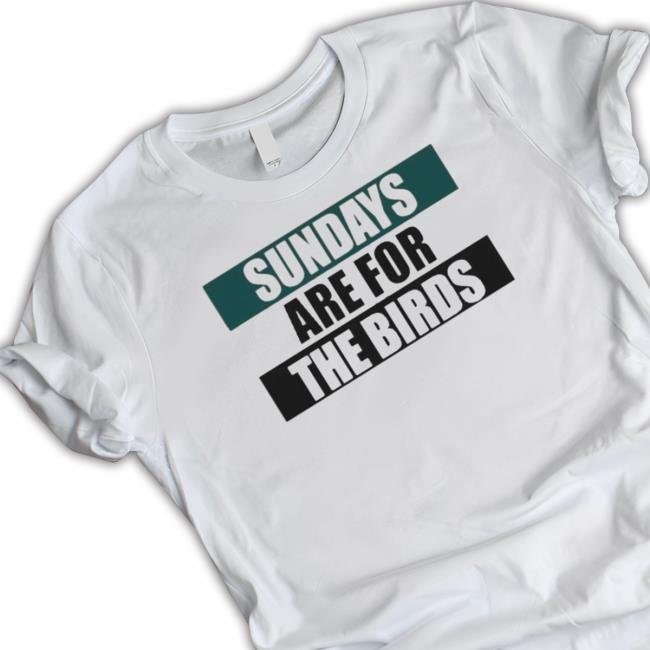 Philadelphia Eagles Sundays Are For The Birds Super Bowl Lvii Hooded Sweatshirt