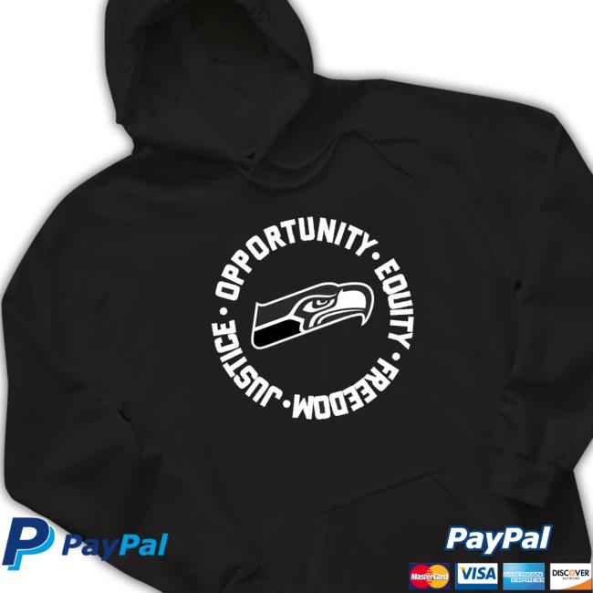 Seattle Seahawks Opportunity Equality Freedom Justice Tee