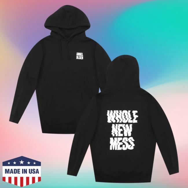 Official Hello Merch Angel Olsen Whole New Mess Black Shirt AngelOlsen HelloMerch