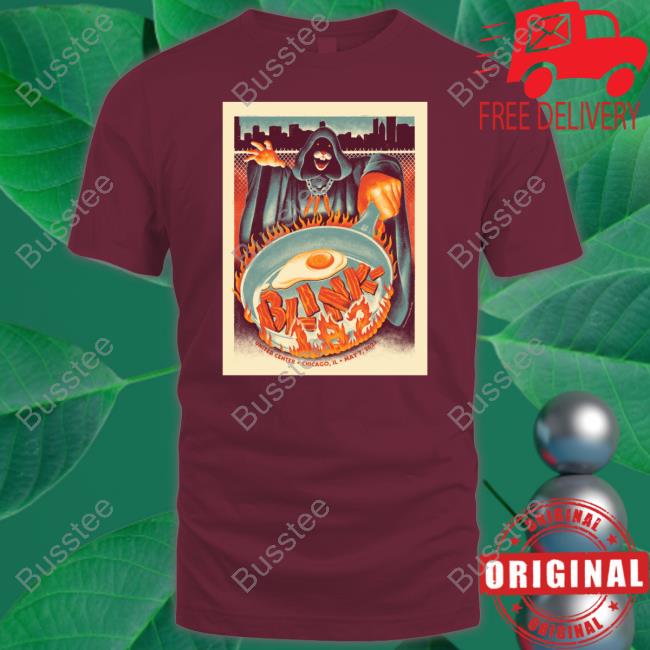 Blink 182 Band United Center Chicago Il May 7 2023 Shirt Max Loeffler