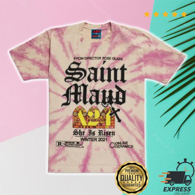 Official A24 Films Merch Store Online Ceramics X Saint Maud Stained Glass Sweater A24films Shop
