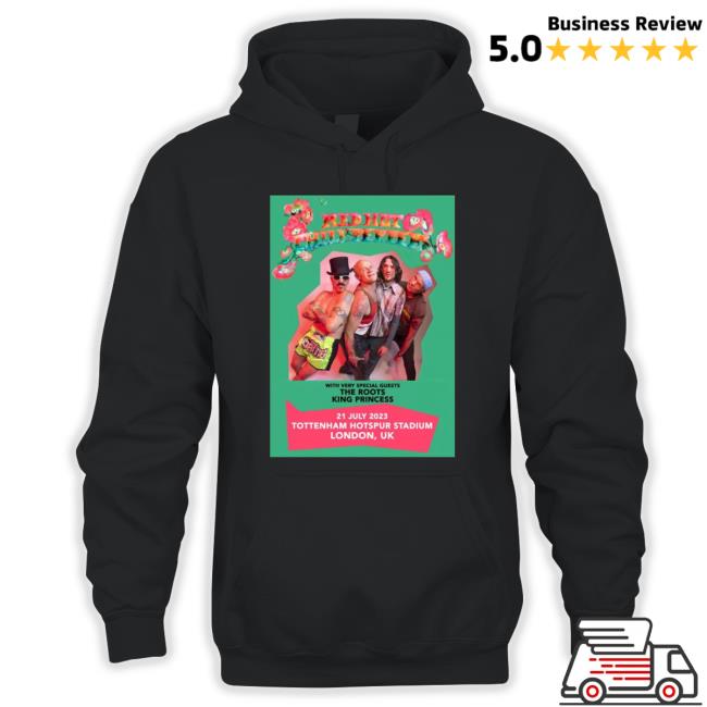 Red Hot Chilli Peppers 2023 Tour London Poster Sweater