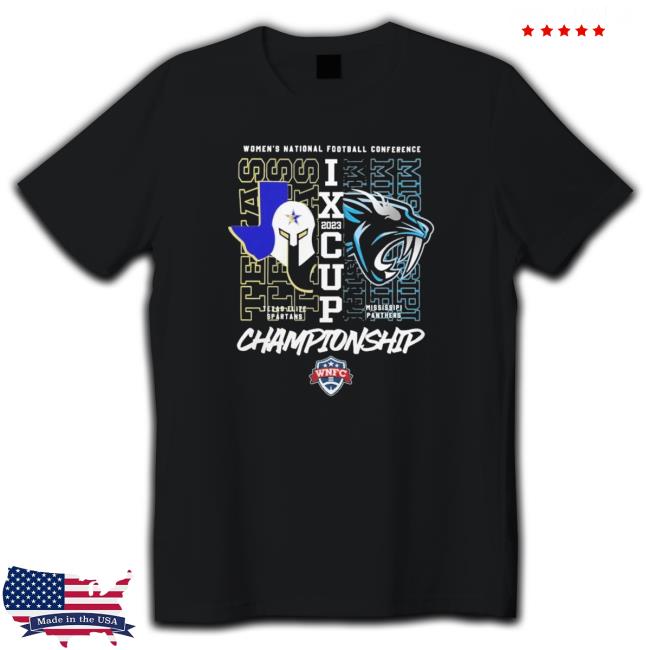 Official Texas Elite Spartans Vs Mississippi Panthers 2023 Wnfc Official Ix Cup Championship shirt