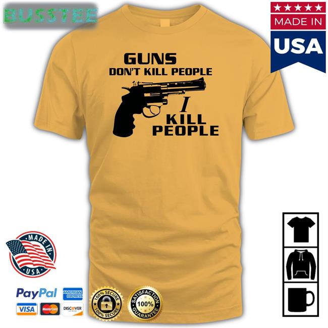 Shirts With Threatening Auras Guns Don't Kill People I Kill People Long Sleeve Tee