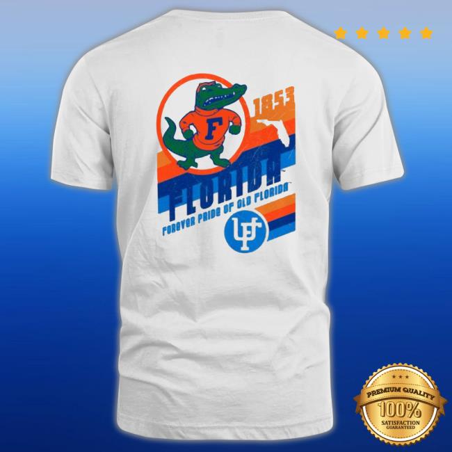 Premium Florida Gators 1853 Forever Pride Of Ols Florida Vintage Slant Lines Tee Premium Florida Gators 1853 Forever Pride Of Ols Florida Vintage Slant Lines Hooded Sweatshirt