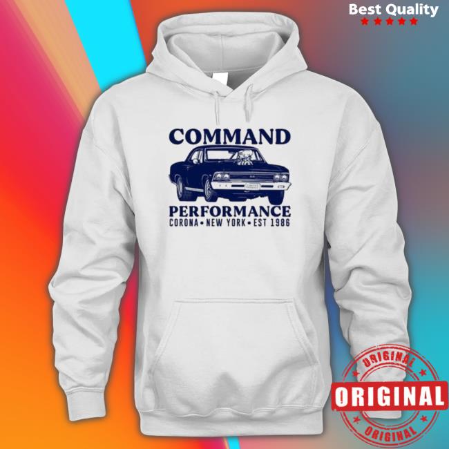 Command Performance Corona New York Est 1986 Hooded Sweatshirt