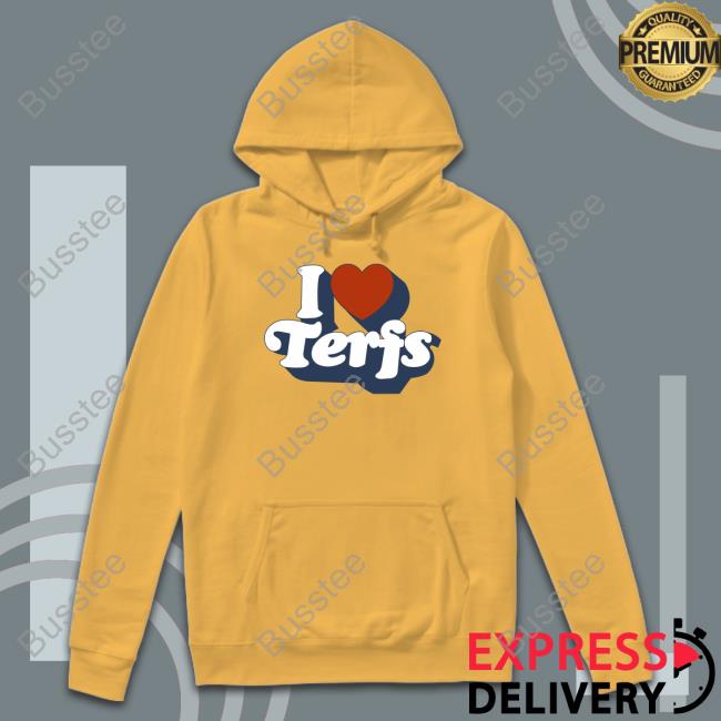American Rudefem I Love Terfs Official Shirt I Heart Terfs Official Shirt