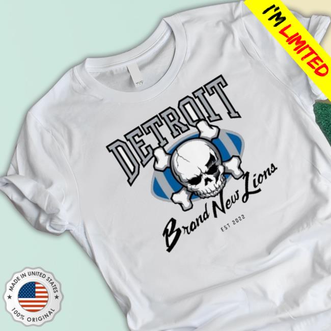 Detroit Lions Brand New Lions Est 2022 Tee Shirt