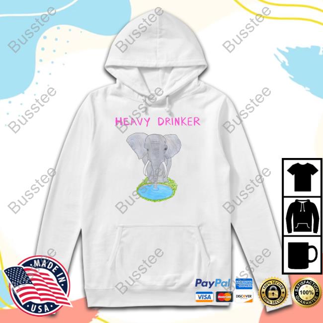 Stoolpresidente Dave Portnoy Wearing Heavy Drinker Sweatshirt