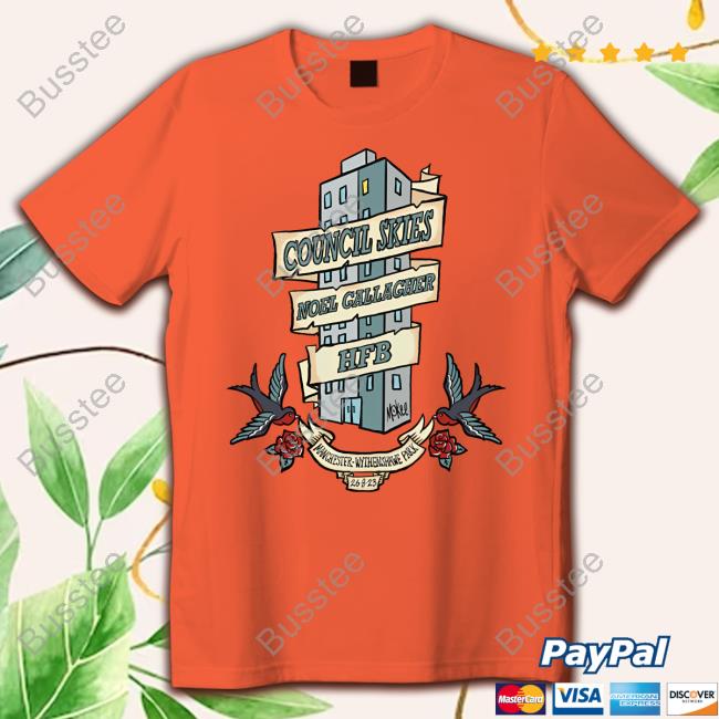 Noel Gallagher Merch Council Skies Noel Gallagher Hfb Pete Mckee Manchester 2023 Long Sleeve