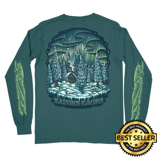 Official Nature Backs Merch Store Aurora Attractive Hoodie Spruce NatureBacks Apparel Clothing Shop