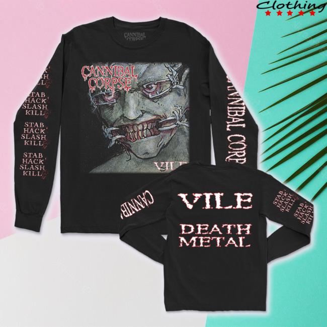 Officia Cannibal Corpse Store Vile Death Metal t-shirt, hoodie, tank top, sweater and long sleeve t-shirt (Black)