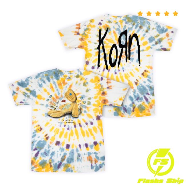 Official Korn Merch Store Better Tomorrow Tie-Dye Sweatshirt Kornwebstore