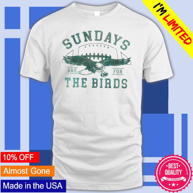Eagles Kelly Green Double Sided Sundays Are For The Birds Bird Gang Hoodie Sweatshirt